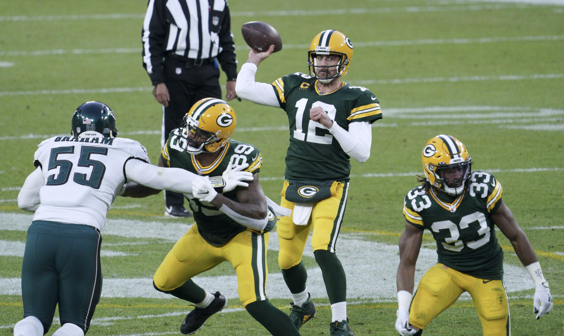 Packers 30, Eagles 16